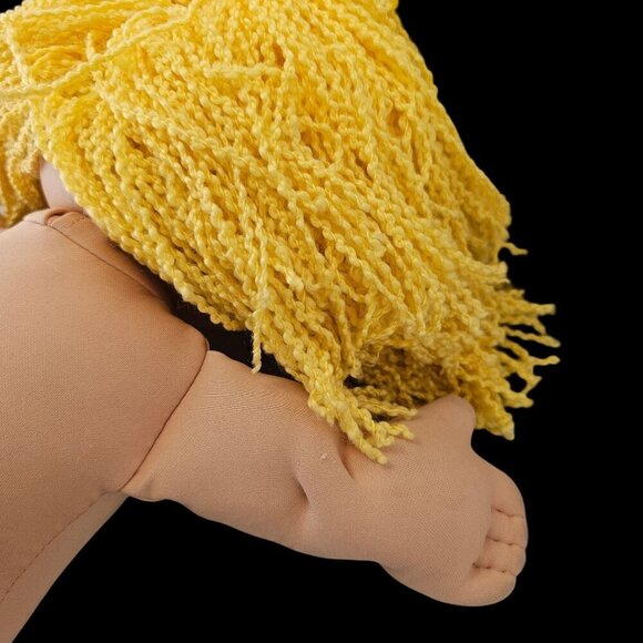 Cabbage Patch Kid Doll VTG Xavier Roberts Signed 18" Blond Hair Blue Eyed Girl - Picture 9 of 15